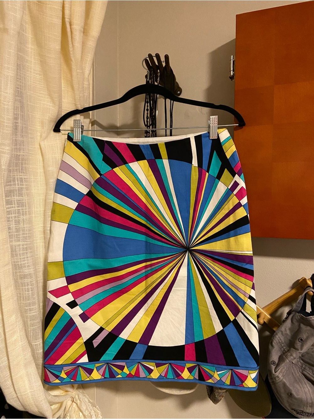 Carlisle Multicolor Radial Mini Skirt